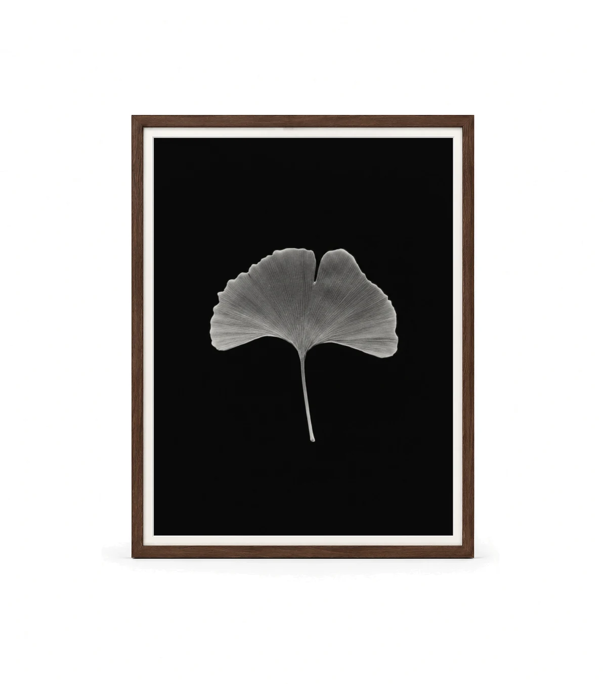 The Ginko Horizon, a 700 by 900 mm ePaper display in a solid wood frame.